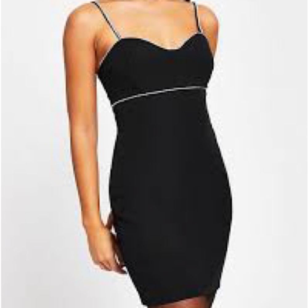 River Island diamante trim slip dress